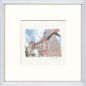 Preview: Lister Meile Brunnen Aquarell eingerahmt