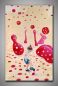 Preview: Kraftvoll, fantasievolles Bild. Kind mit Fussball in einer Welt von Yayoi Kusama. Von Victor Rondon