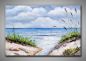 Preview: Strand, Wolken und Meer Gemälde