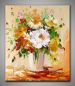 Preview: Blumenstrauß in einer Blumenvase, Gemälde 50x60cm
