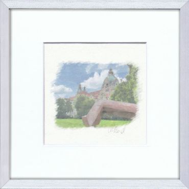 Skulptur am Rathaus Hannover Kunst