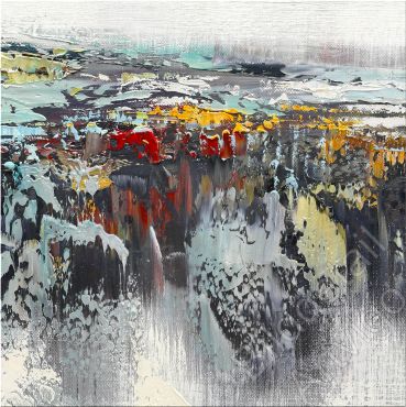 Bilddetail Farbe mit Struktur