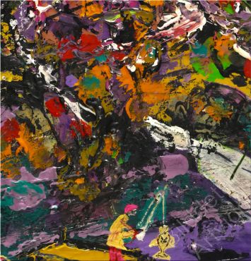 Preview: Bilddetail Farbe mit Struktur