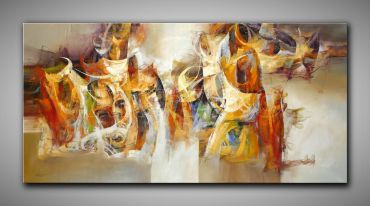 Kraftvolles, abstraktes Bild von Americo Ccala