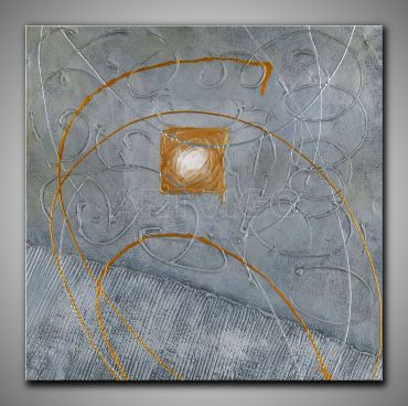 Leinwandbild abstrakte Kunst gemalt