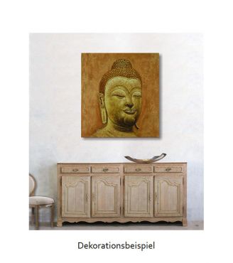 dg3-0228, Ölgemälde Buddha, 100x90 cm