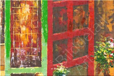 Bilddetail Farbe mit Struktur