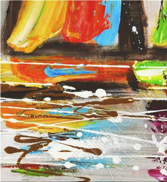 Bilddetail Farbe mit Struktur