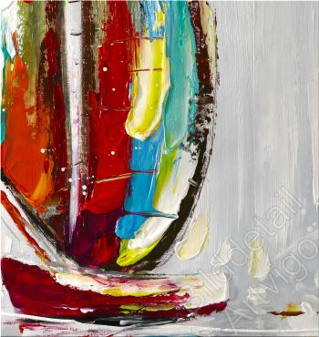 Bilddetail Farbe mit Struktur