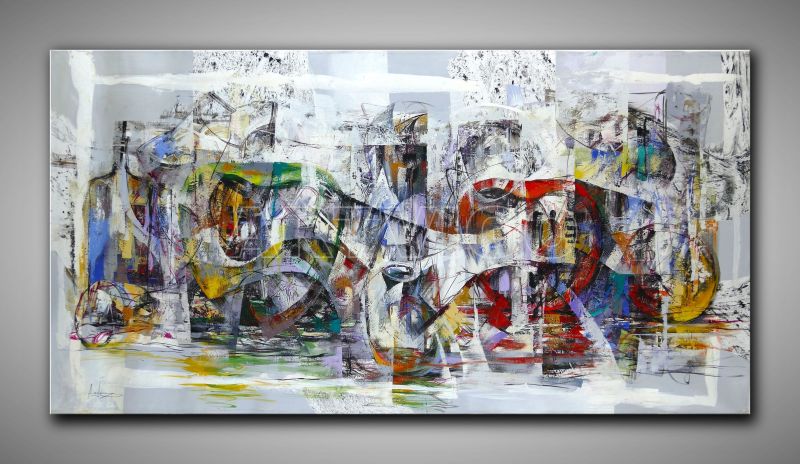 Kraftvolles, abstraktes Bild von Americo Ccala