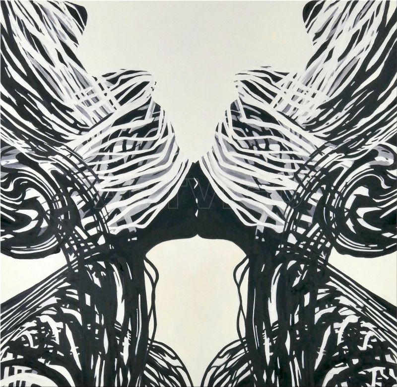 Bilddetail Farbe mit Struktur