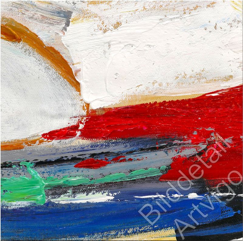 Bildausschnitt abstrakte Kunst im Detail