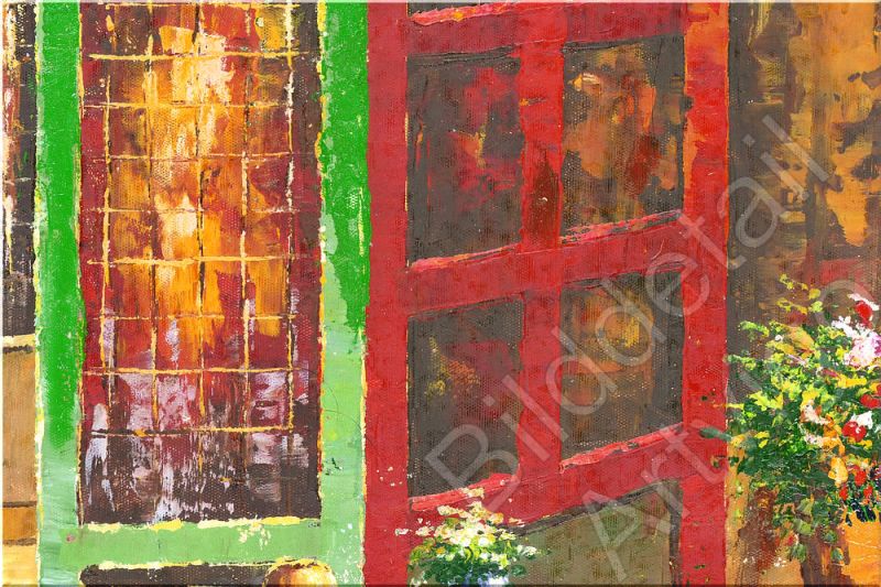 Bilddetail Farbe mit Struktur