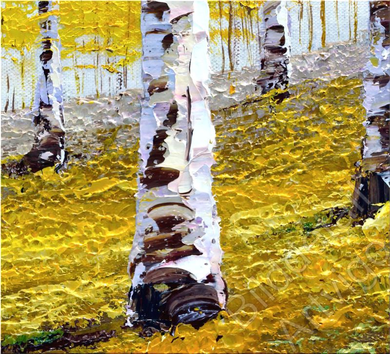 Bilddetail Maltechnik abstrakt