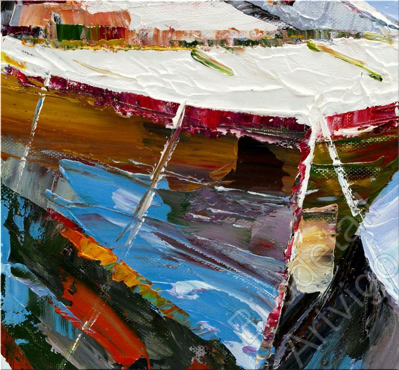 Bilddetail Farbe mit Struktur