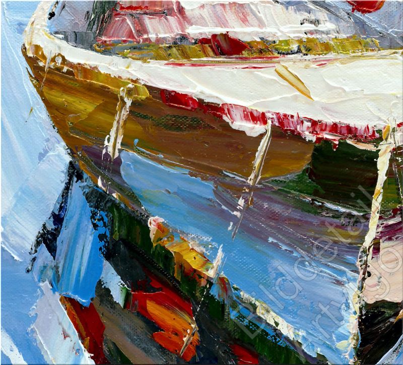 Bilddetail Farbe mit Struktur