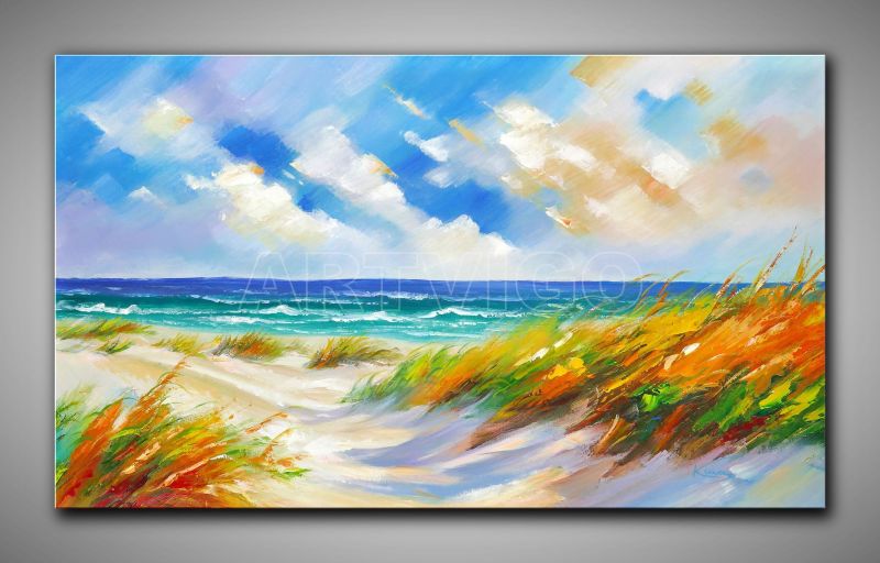 Strand, Wolken und Meer Gemälde