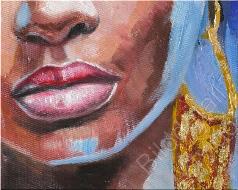 Bilddetail Farbe mit Struktur