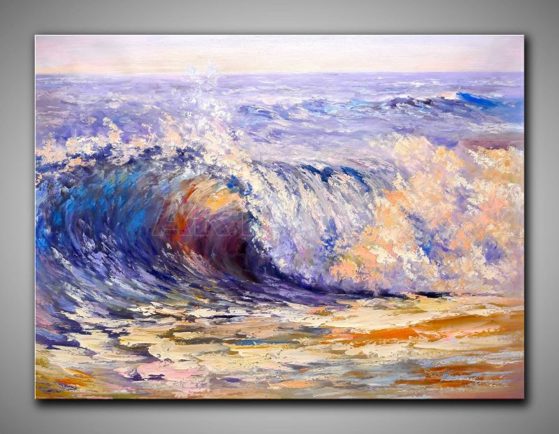 Brandung, Wellen, Strand und Meer Gemälde