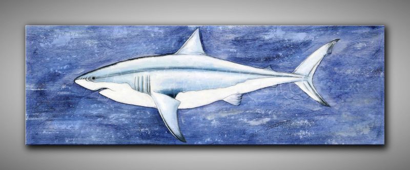 Haifisch künstlerisch dargestellt