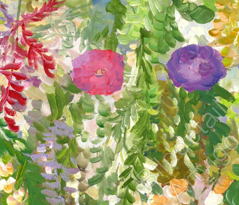 Bilddetail Farbe mit Struktur