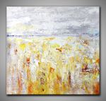 Moderne abstrakte Landschaft, Zeitgenössische Kunst, Acryl/Öl Mischtechnik, Handgemalt