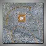 Leinwandbild abstrakte Kunst gemalt